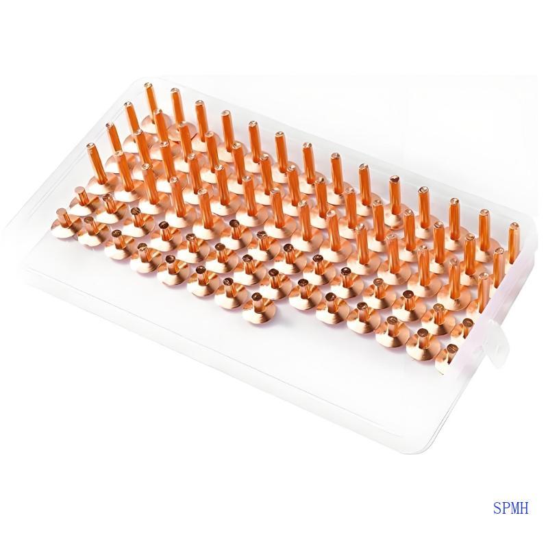 Super 77 twosomes บรอนซ์แท้ smoothed Fasteners สําหรับแจ็คเก็ตกระเป๋า เข็มขัดและอื่นๆ