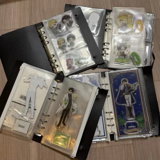 [พร้อมส่งในไทย] ไส้แฟ้ม 6 ห่วง สำหรับจัดเก็บสแตนดี้ พวงกุญแจ ของสะสม ของแท้ 100% จากญี่ปุ่น