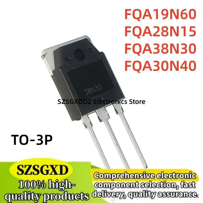 5PCS FQA19N60 19N60 FQA28N15 28N15 FQA38N30 FQA30N40 30N40 TO-3P Field Effect ทรานซิสเตอร์