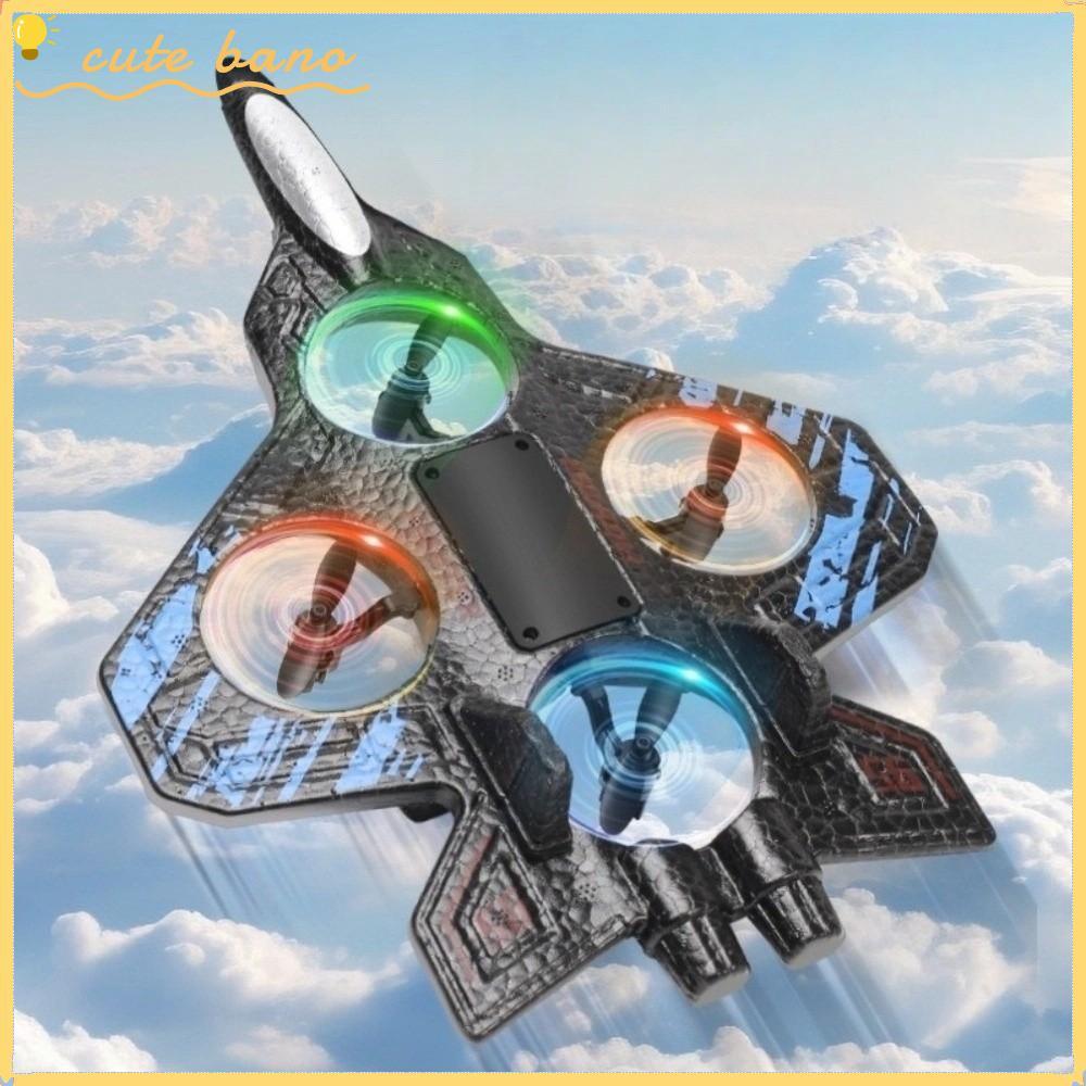 BANO Fighter Plane, EVA Foam 2.4G วิทยุ RC เครื่องบินของเล่น, ทนทานกันกระแทก 360° Rolling Electric R