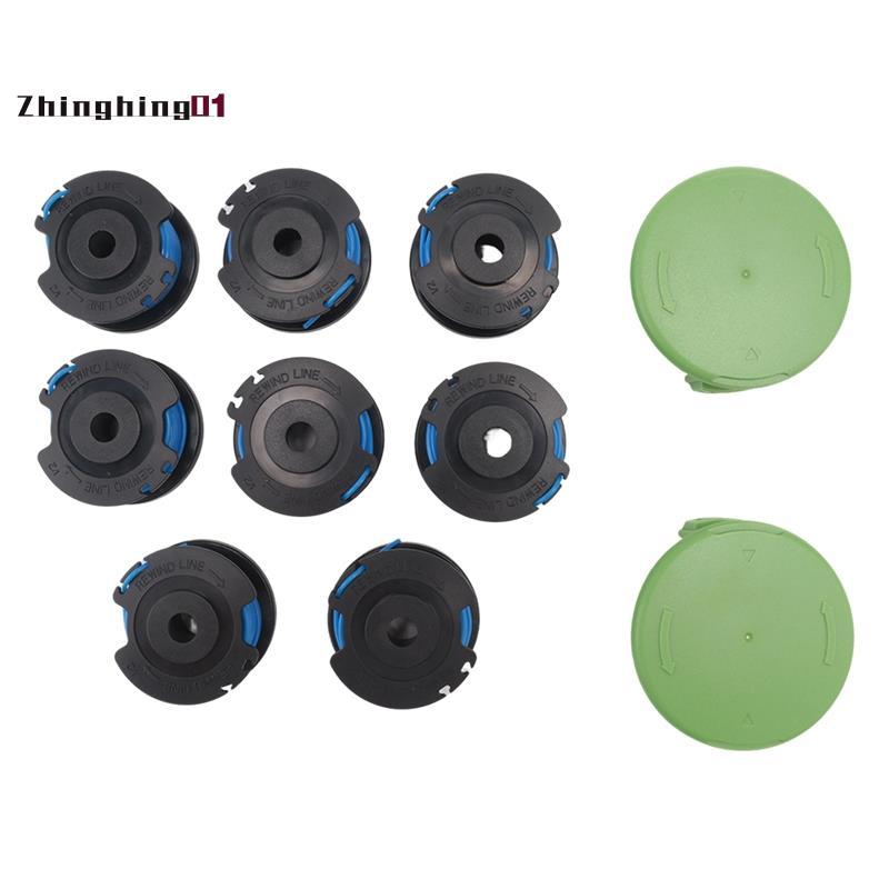 Zhinghing0129029229092 String Trimmer เปลี่ยน SPOOL Line สําหรับ Greenworks 24V 40V 80V Weed Eater ไ