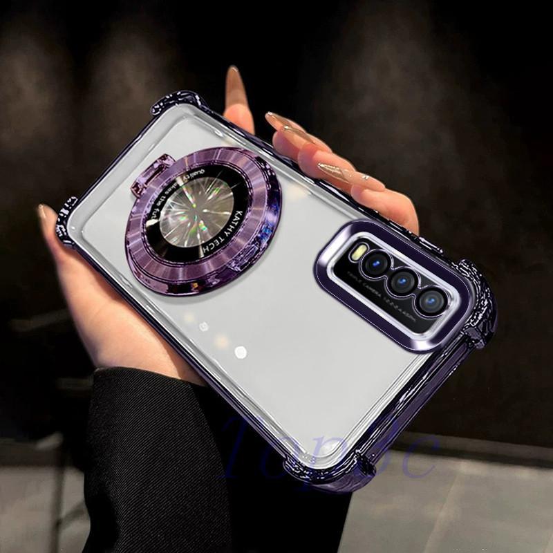 เคส Vivo Y12S Y12A เคสโทรศัพท์แบบใสป้องกันการตก CDSJ