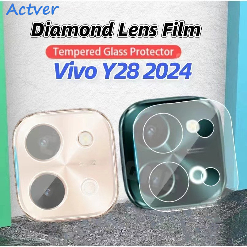 ฟิล์มกันรอยกระจกกล้องแบบเต็มเลนส์สําหรับ Vivo Y05 Y11D Y03 Y18 Y17s Y19s Y27 V27Pro Y27 5G Y28 4G Y36 4G Y27S Y36 5G Y200