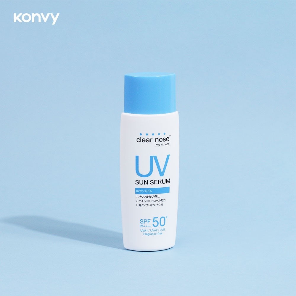 CLEAR NOSE Clear Nose UV Sun Serum SPF50+ PA++++ UV Booster 80ml.
