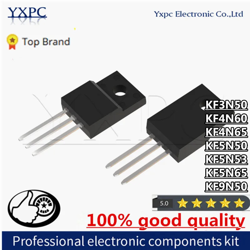 5PCS KF3N50 KF4N60 KF4N65 KF5N50 KF5N53 KF5N65 KF9N50 TO-220F KF3N50F KF4N60F KF4N65F KF5F KF5F KF5N