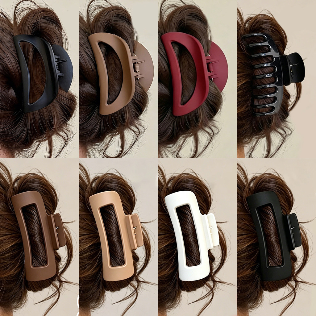 ใหม่ซิลิโคนนุ่ม Shark คลิปขนาดใหญ่ Anti Drop Unbreakable Hair Claw ผู้หญิงกลับ Head Updo เครื่องประดับผม