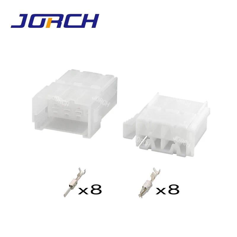 J 8P ชาย/หญิง3.5มมยานยนต์ไฟฟ้าสายไฟกันน้ำ Auto Connector 969191-1 927365-1