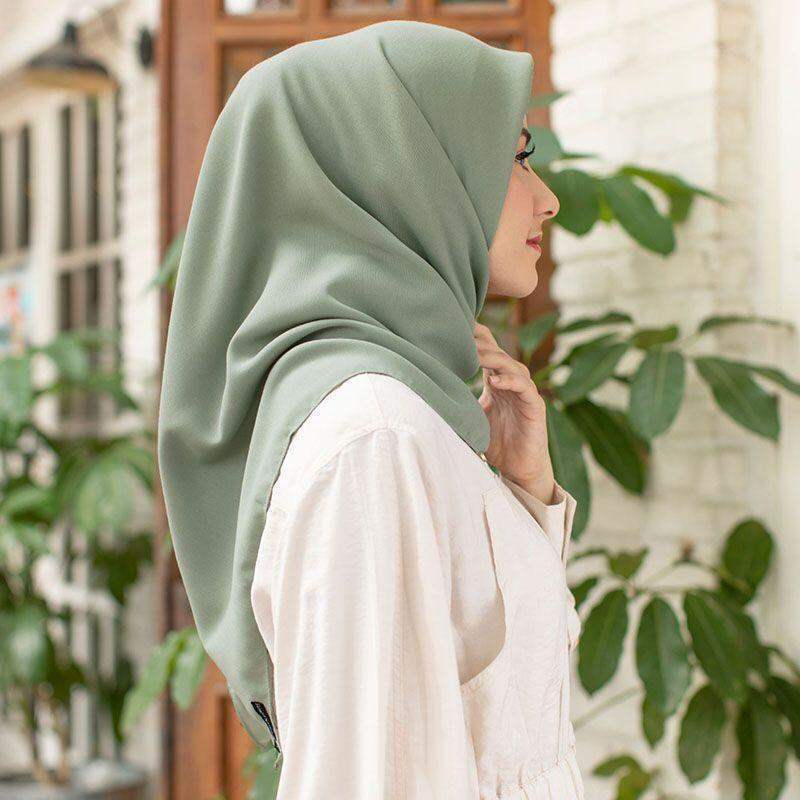 Premium Paris Square Hijab Alhira Polycotton Premium/Paris Premium Square Hijab Alhira Cool Anti-Wri