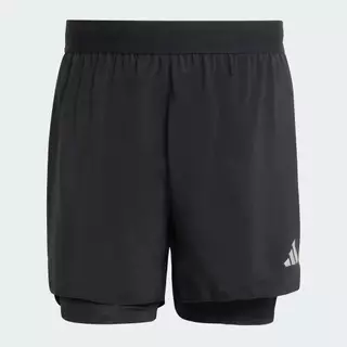adidas วิ่ง กางเกงขาสั้น adi365 Running Essentials 2in1 ผู้ชาย สีดำ KA4331