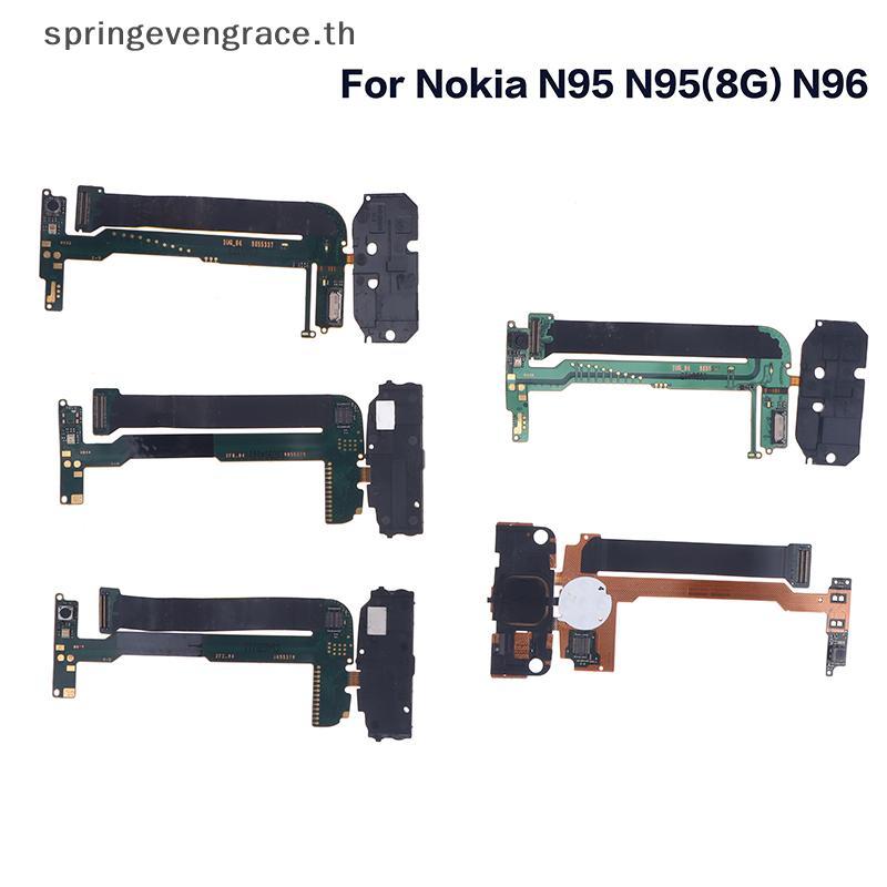 Springevengrace โทรศัพท์หน้าจอการเชื่อมต่อเมนบอร์ด Flex สายด้านหน้ากล้องอะไหล่สําหรับ Nokia N95 N95 