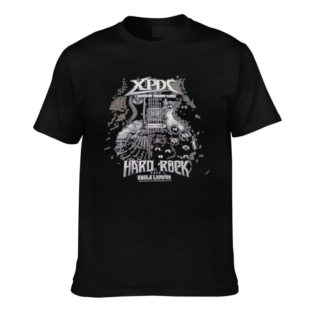 2026Daily Wear Designer Cotton Tee Xpdc Live Hard Rock Cafe เสื้อยืดแขนสั้นผู้ชาย T เสื้อผู้ชายผู้หญ