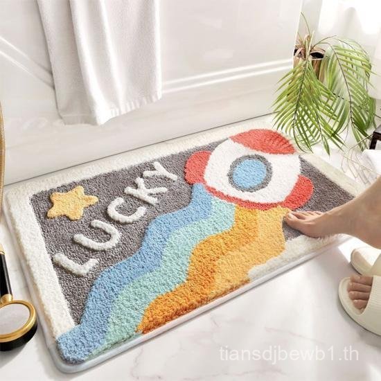 Yifeng Home พรมเช็ดเท้า พรมนุ่ม มียางกันลื่น ขนาด 60x40cm. 1699