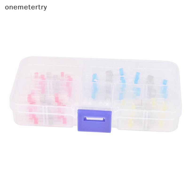 EM 50 ชิ้นกันน้ําบัดกรีแขนความร้อนหดท่อลวด terminal connector 4 ขนาด n