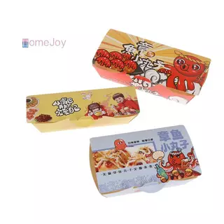 [HomeJoy-t] กล่องทาโกะยากิพรีเมี่ยม 50 ชิ้น/แพ็คบรรจุภัณฑ์Octopusกล่องญี่ปุ่นStreetอาหารทาโกะยากิทิ้งTakeawayขนมขบเคี้ยวบรรจุกระดาษคอนเทนเนอร์ Party Supplies อืม