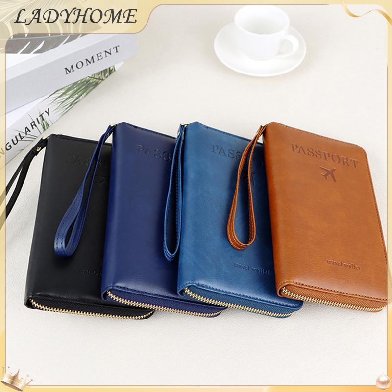 LH Multi-Functional RFID Passport Wallet RFID Passport Holder สําหรับกระเป๋าสตางค์ Essential Travel 
