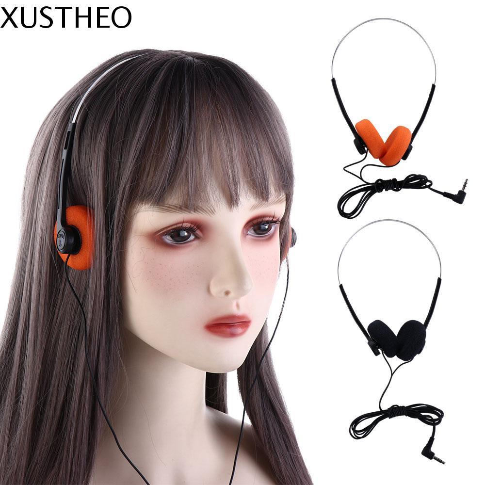 XUSTHEO Underwire Headphone, Over Ear 3.5mm Retro Feelings Headphone, Fashion Vintage 80s 90s Wired 