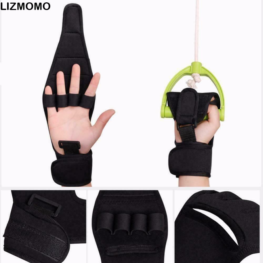 ถุงมือเสริม LIZMOMO สําหรับฟื้นฟูมือ Anti-Spasticity Stroke Hemiplegia พร้อมด้ามจับฟื้นฟูและถุงมือแยกนิ้ว