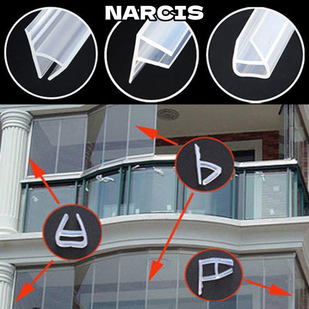 NARCIS 1M 6-12 มม.FU h Shape Seal Strip ยางซิลิโคน Home Improvement ฮาร์ดแวร์ซีลหน้าต่าง