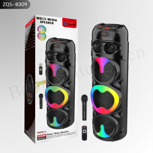 SinG-E ZQS8309 ลำโพงบลูทูธขนาดดอก 8"" x 3