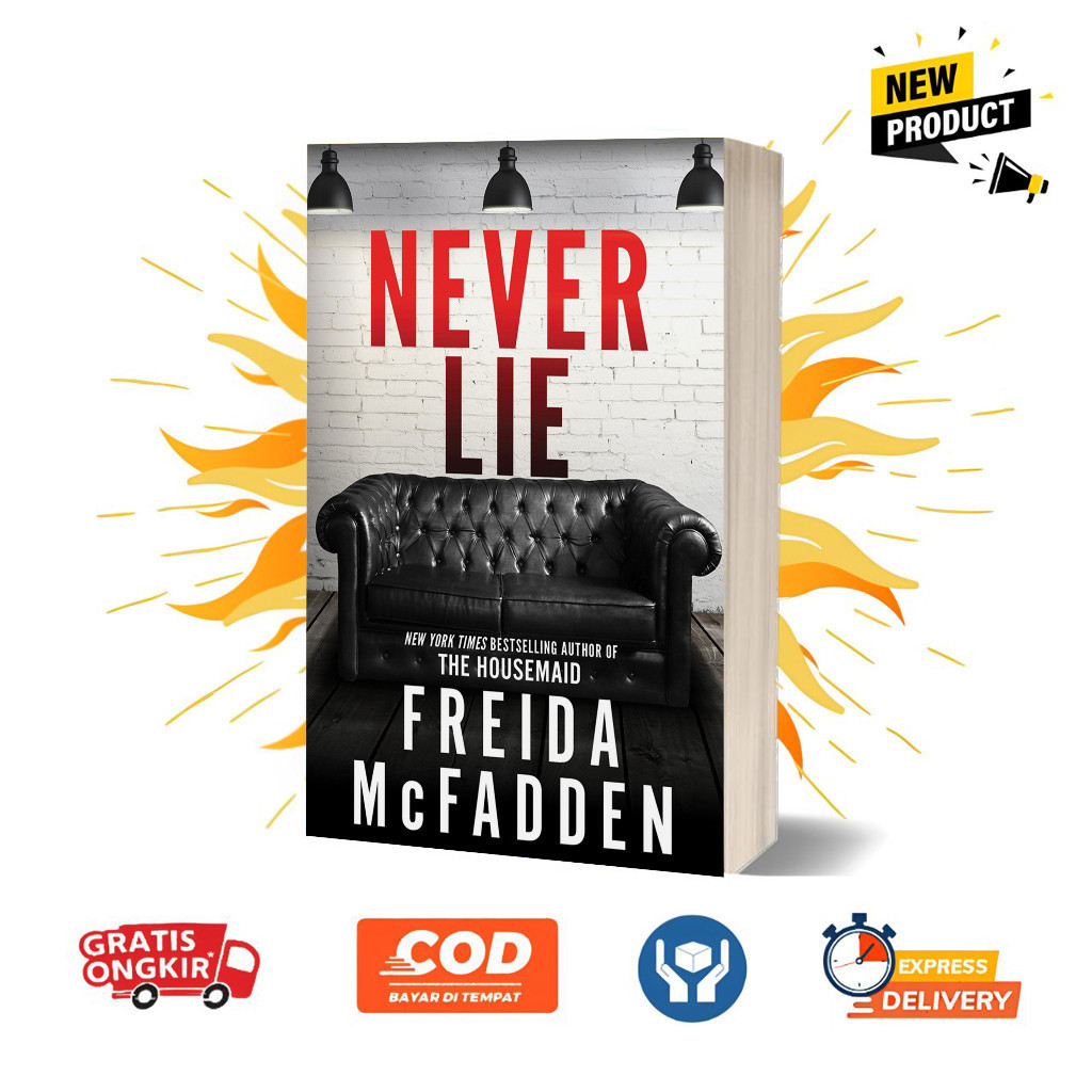 Never Lie โดย Freida McFadden . หนังสือปาเปอร์