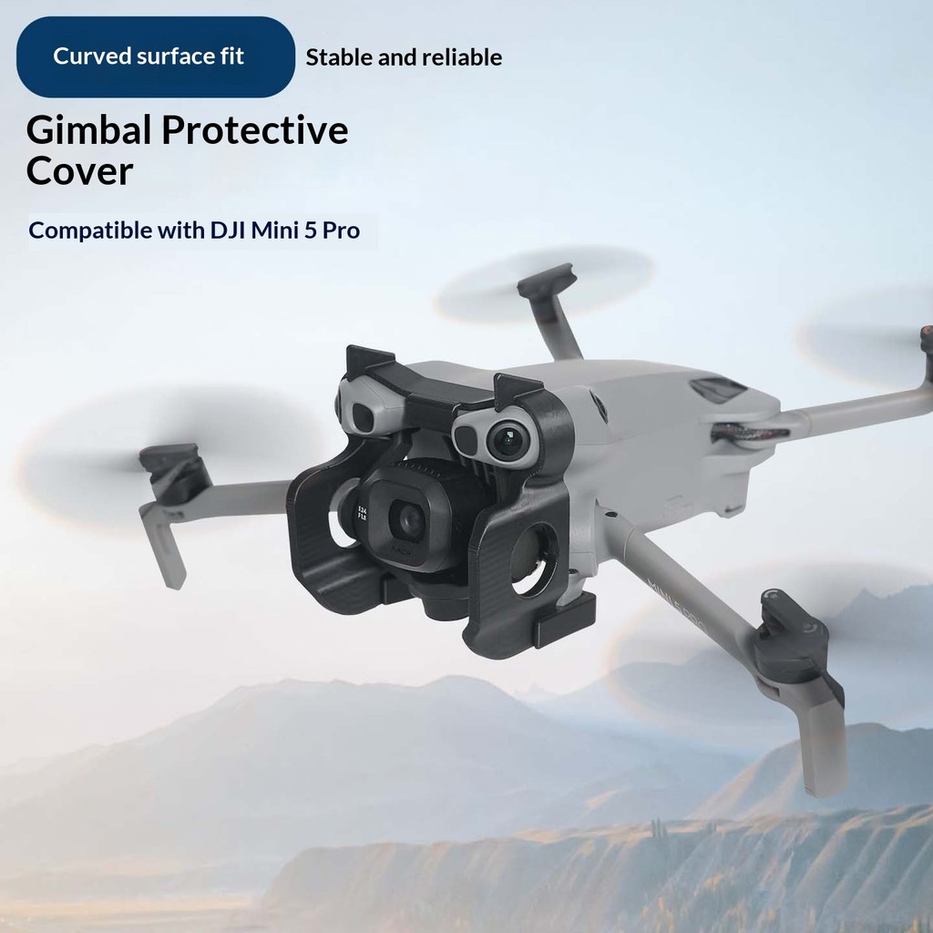 เหมาะสําหรับ DJI MINI 5 PRO Gimbal ฝาครอบป้องกัน MINI 5 ฝาครอบป้องกันพร้อมฐานขาตั้งกล้องป้องกันการชนกัน