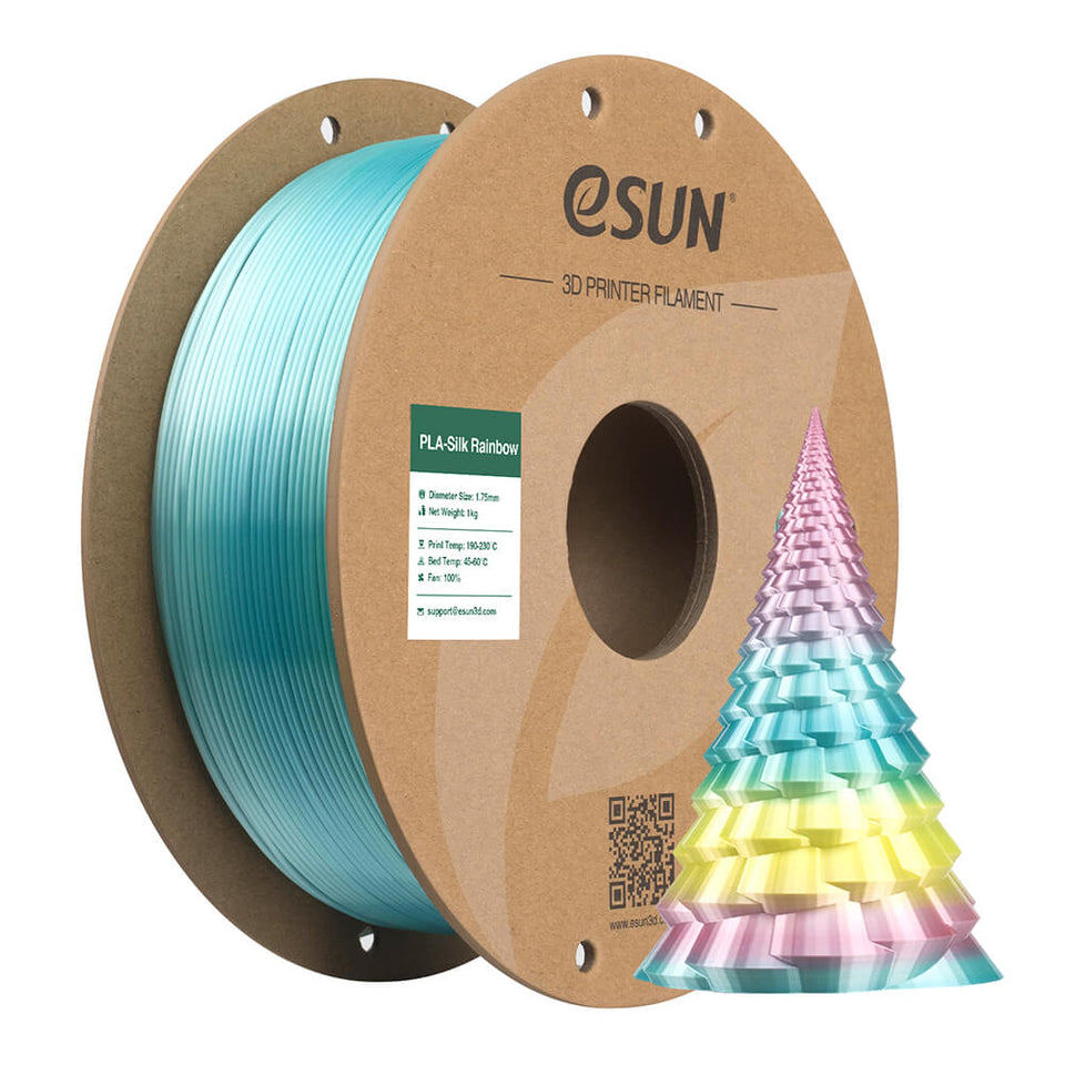 วัสดุการพิมพ์ eSUN Silk Rainbow PLA Filament 1.75mm