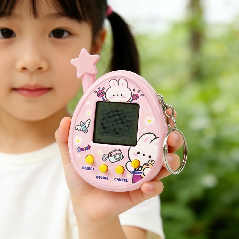WELL Multi Function Virtual Pet Keyring ความบันเทิงสําหรับผู้ใช้เพลิดเพลินไปกับ
