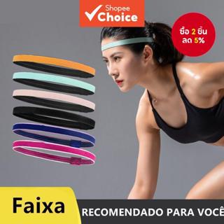 ใหม่ ที่คาดผมกันลื่น 16 มม. วิ่ง ยิม ฟิตเนส ออกกําลังกาย โยค…