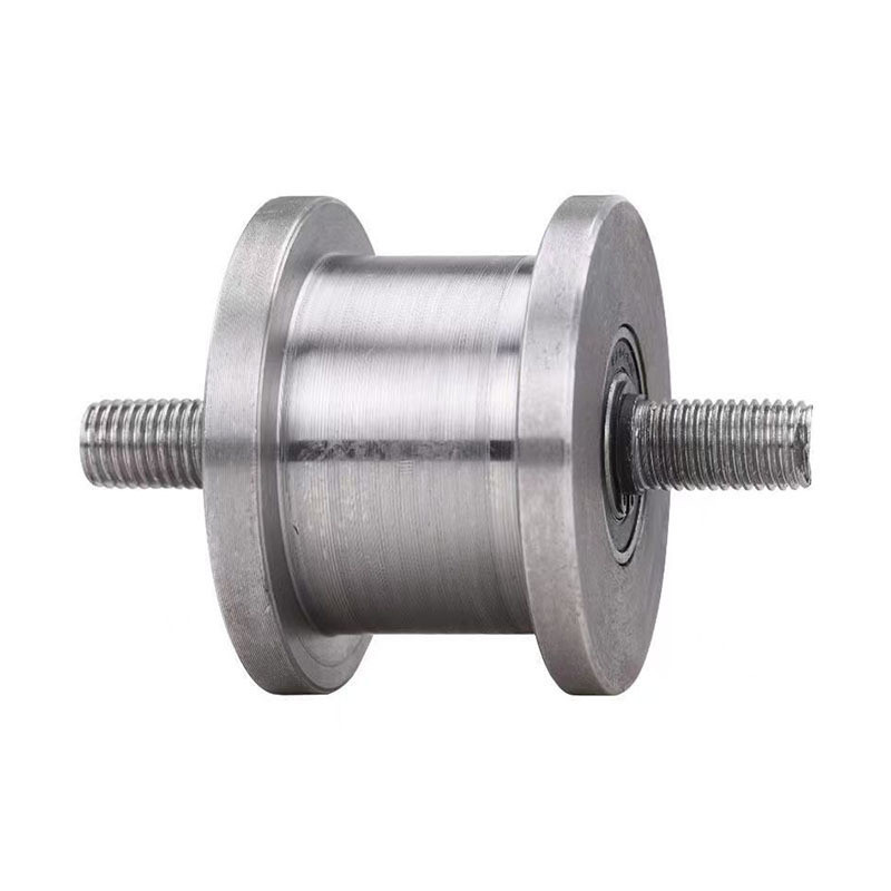 H ประเภท Track ล้อ/ประตูเหล็กขนาดใหญ่ Heavy Duty Groove ล้อ/รางไฟ Pulley I-Shaped เหล็กร่องเหล็กสแคว