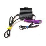 ไฟแฟลช ไฟแต่ง กระพริบ สีม่วง 12V DC. BO SHOP