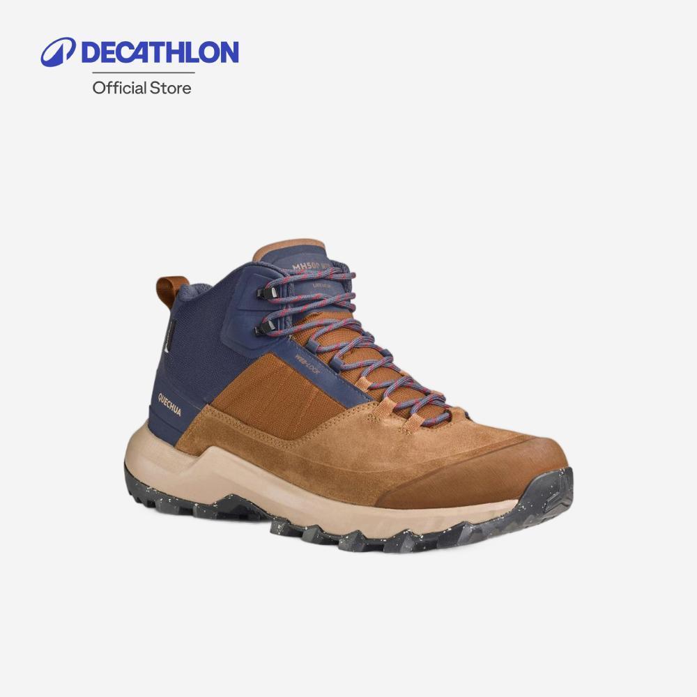 Decathlon Men'S Waterproof Mountain Walking Shoes รองเท้าหุ้มข้อผู้ชาย กันน้ำสำหรับใส่เดินป่า รุ่น M