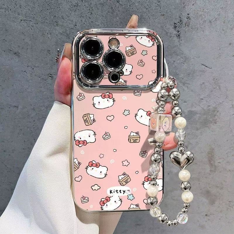 เคสโทรศัพท์ลายเฮลโลคิตตี้ ดีไซน์ใช้ได้กับ iPhone 11/13/14/15 Pro/16/17 Pro/16 Pro Max, X/MAX/XR, 7/8Plus รุ่น ZT6DSC0401 - รูปที่ 3