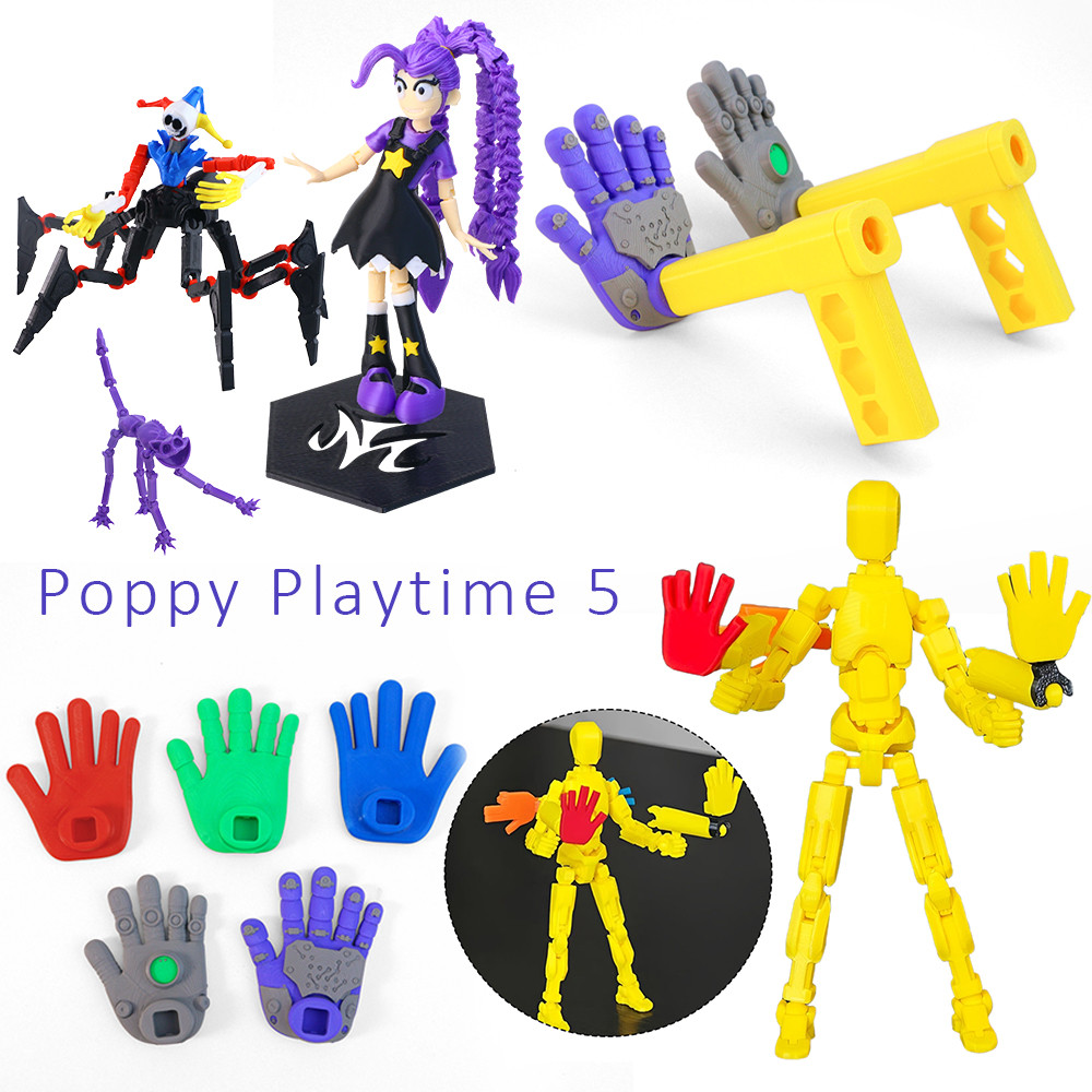 Grab Pack Poppy Playtime 5 ต้นแบบ 3D พิมพ์ Action Figure CatNap Lily Lovebraids ของเล่นสําหรับแฟนของขวัญ