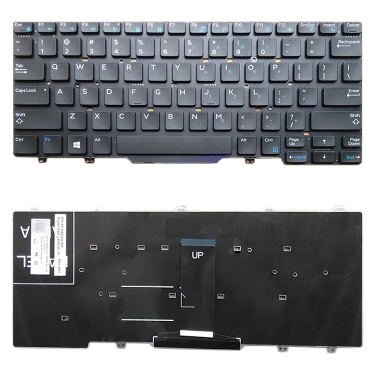 พร้อมส่ง คีย์บอร์ดรุ่น US สําหรับ Dell Latitude 3340 E3340 7350 E5450 E7450 5450 7450