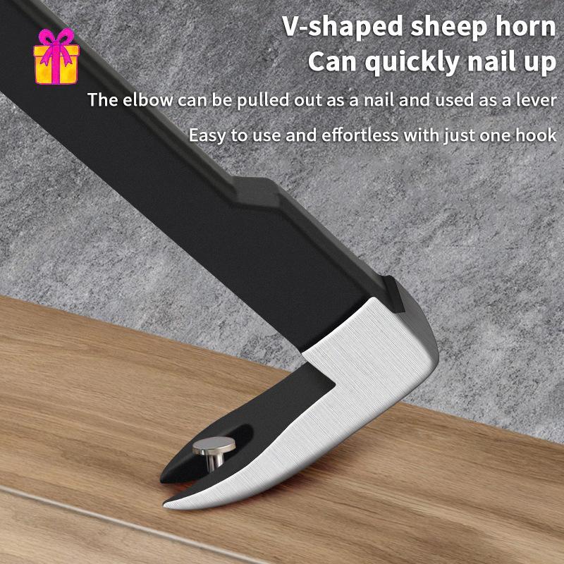 [INTH] Multi-Functional Nail Remover Pry Sti Woodworking Dismantling Tool Wall Cement Nail Remover C