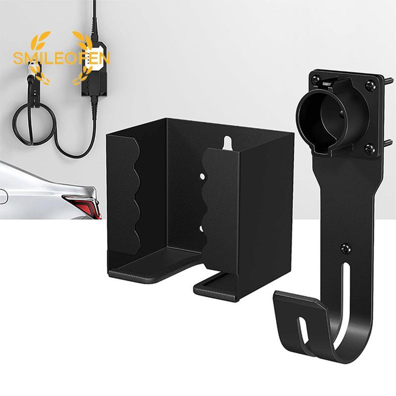 [Smileofen] EV Charger Holder Wall Mount Kit EV Charger Holster Do สําหรับ SAE J1772 Connector J-Hoo
