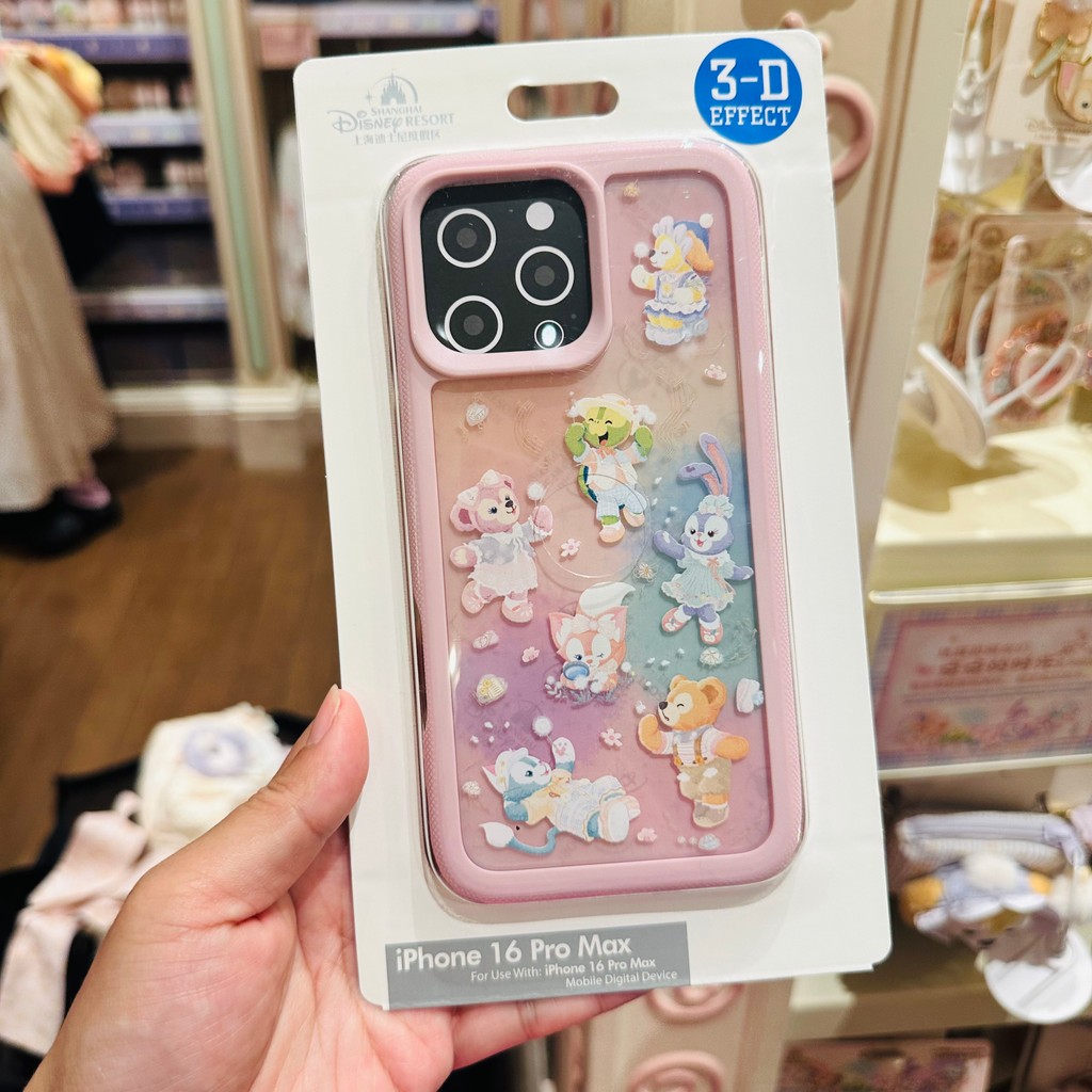 Shanghai Disney Daigou Duffy Dotted Time Belle Keqian เคสโทรศัพท์ iPhone การ์ตูน เคสป้องกัน
