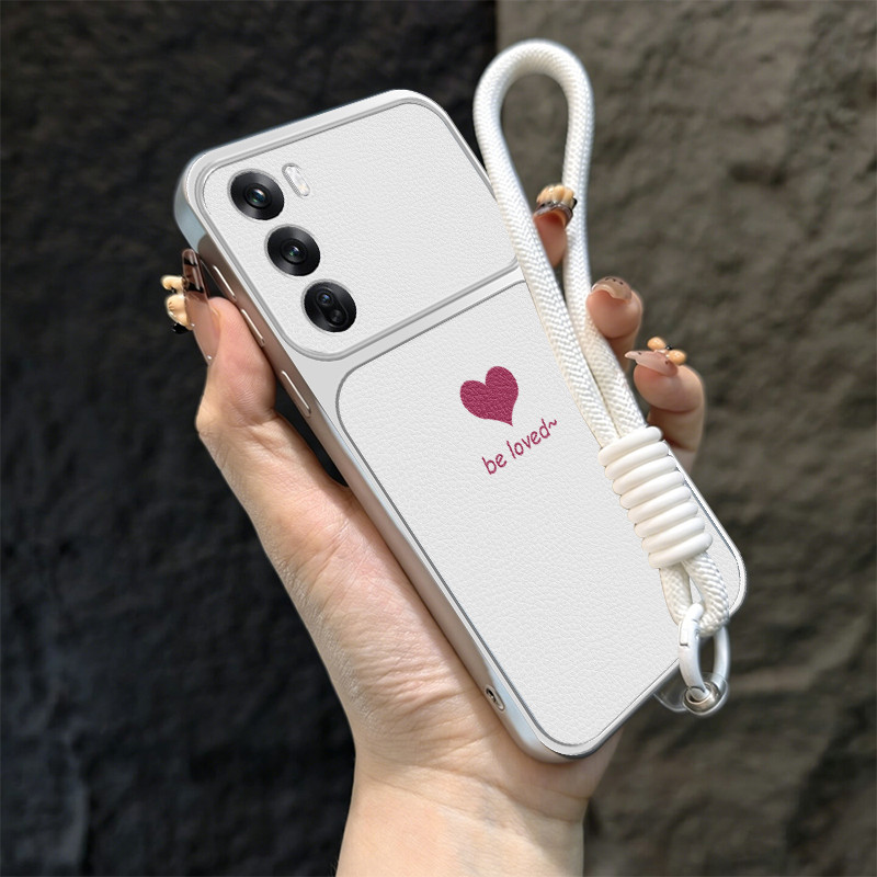เคสสําหรับOPPO Reno 12 pro 5G Reno 12 5Gเคสโทรศัพท์ความวิตกกังวลSoftcaseซิลิโคนกันกระแทกออกแบบใหม่ความงามคู่รักสําหรับสาวเชือกเส้นเล็กTBHSAX1