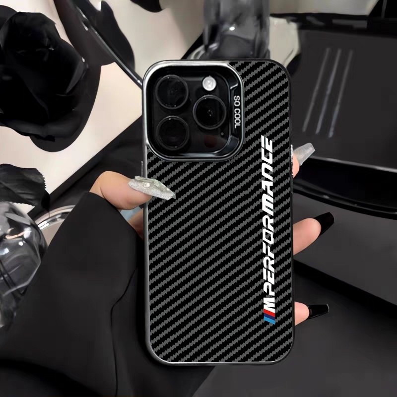 Hard TPU เคสโทรศัพท์ Shock-resistant Twill Line แนวตั้งตัวอักษรเหมาะสําหรับ iPhone 14PROMAX 7/8PLUS 17PRO XR XS MAX 16 15 12 13 11 PRO MAX 14 15 16 PLUS