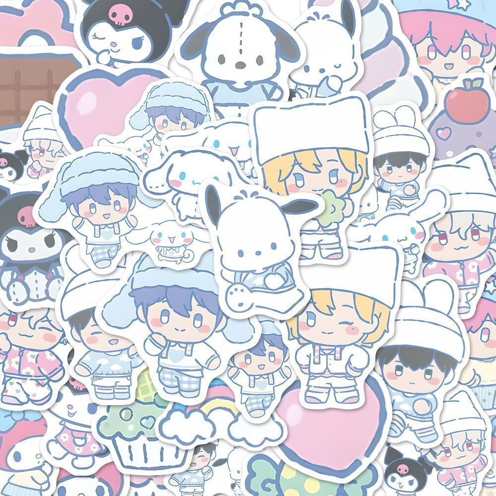 เวลาจํากัด 150 ชิ้นการ์ตูนน่ารักสติ๊กเกอร์ plave Noah Bambi Silver Tiger Hewen Pacha Dog Melody สติ๊