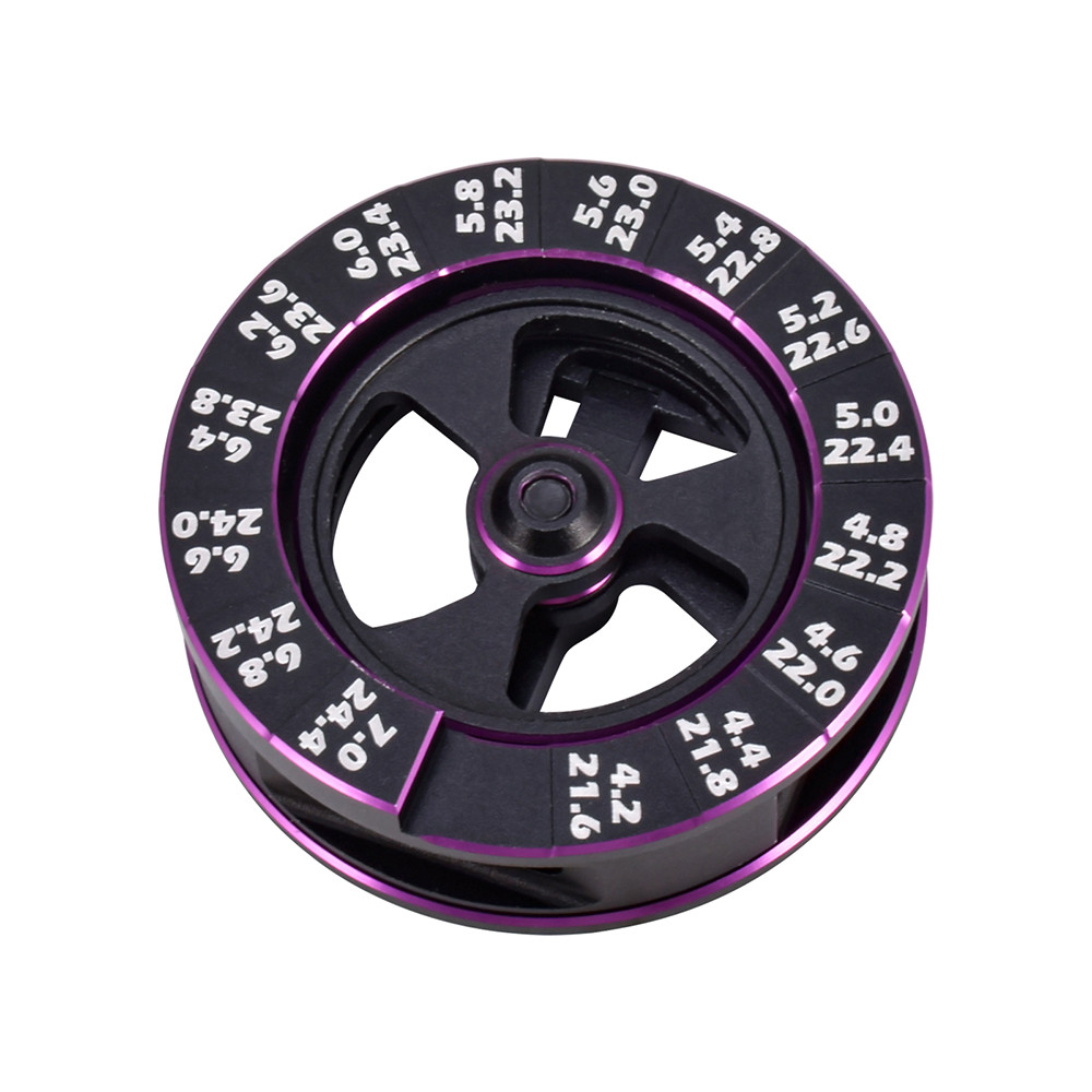 9IMOD RC แชสซี Droop Gauge วัดวงกลม Droop Gauge Range 21-25 มม.สําหรับ 1/10 on-road Touring รถบํารุงรักษาอัพเกรด - รูปที่ 4