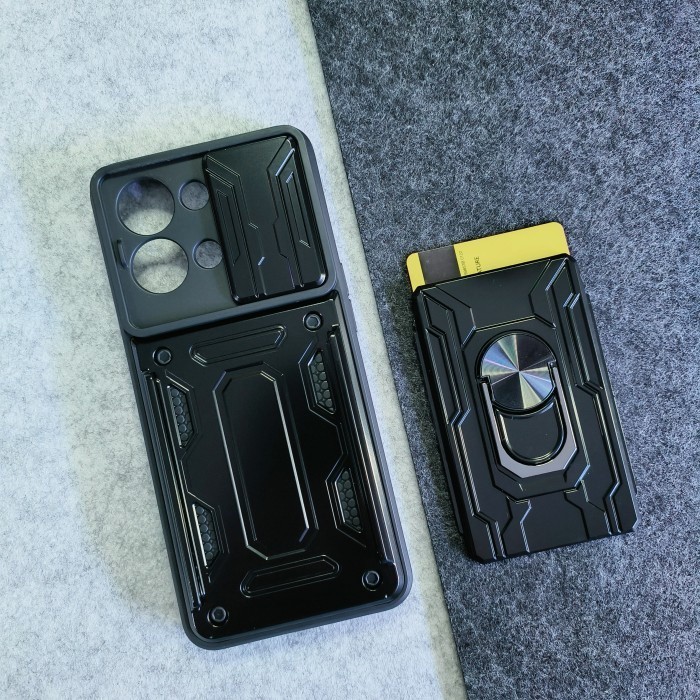 Oppo Reno 8 5G - CardX Army Flip Lens Card Ring Armor Case กันกระแทก
