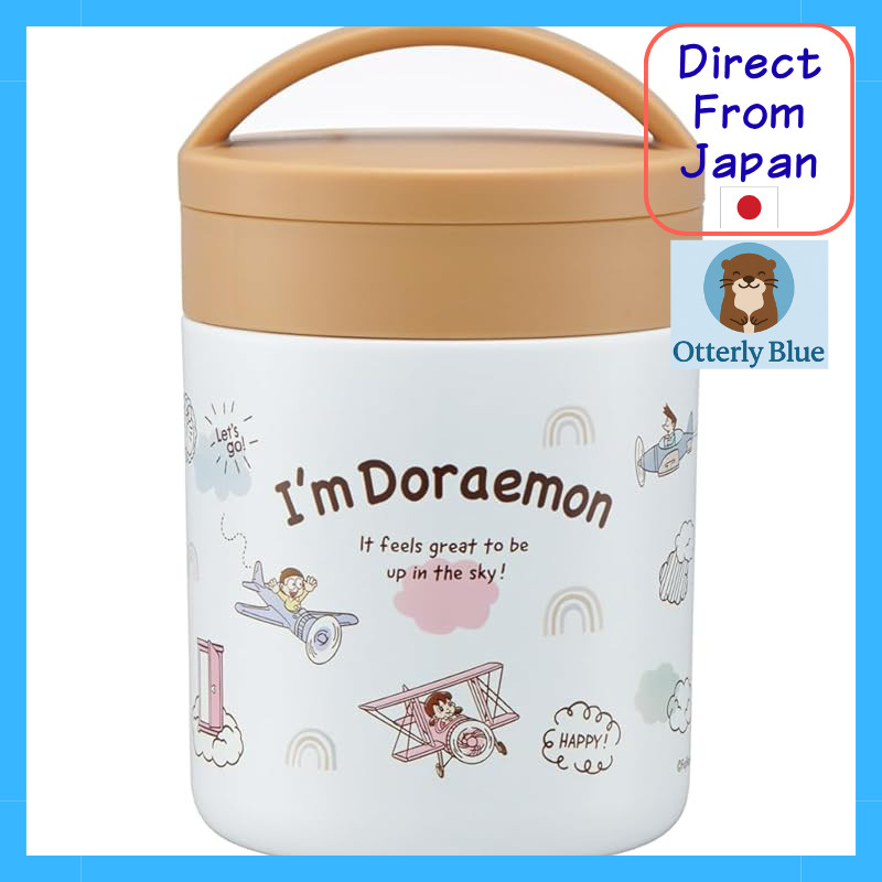 Skater Antibacterial Insulated Soup Jar 300ml Doraemon Sky Walk Sanrio LJFC3AG-A