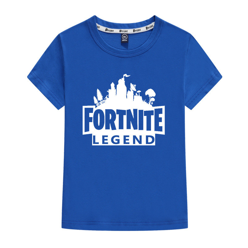 2026 การค้าต่างประเทศเสื้อผ้าเด็กชายหญิงอะนิเมะ 26 ชิ้นหวีผ้าฝ้ายแขนสั้นเสื้อยืดสีดําสีขาว ที069ปลาค