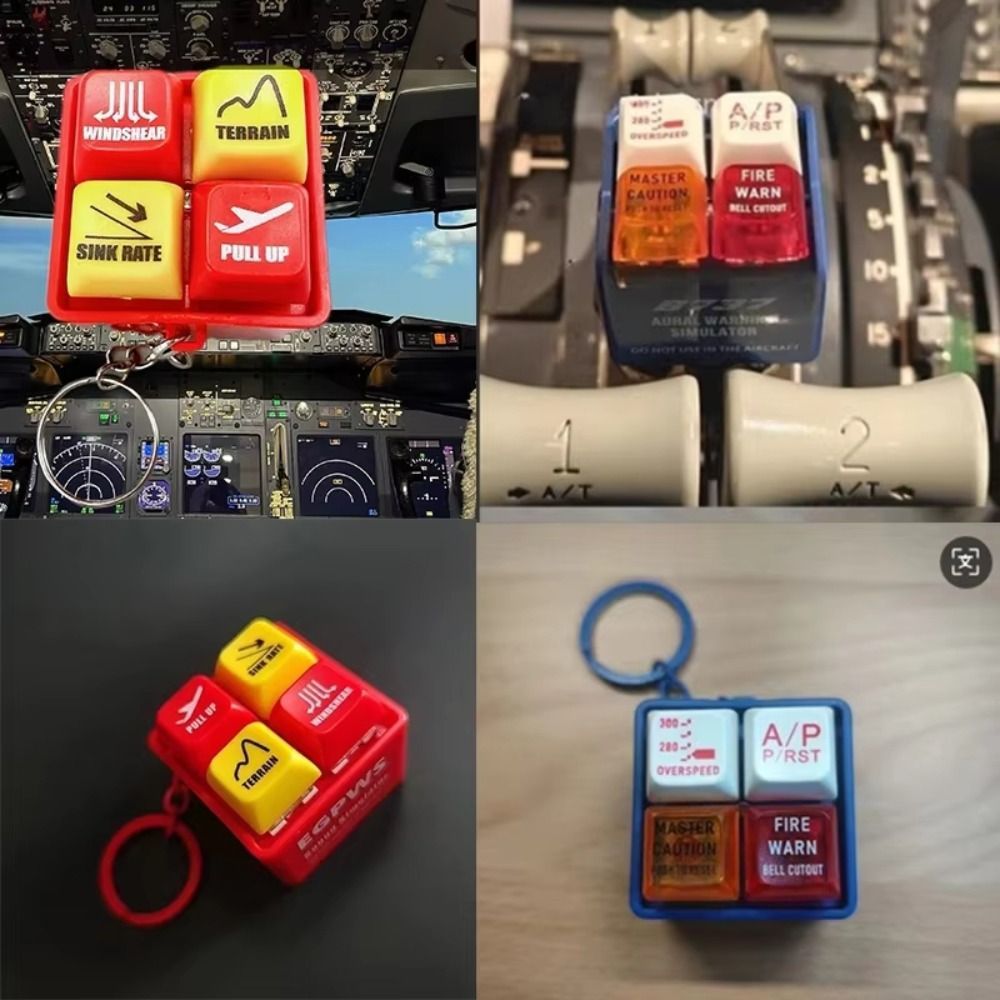 โซนาร์ เครื่องจําลองเตือน เช่น, 737 แอร์บัส จําลองนักบินพวงกุญแจ, จี้แบบพกพาเสียงเอฟเฟกต์เครื่องบินเส้นทาง 737 เสียงเตือนเด็กของเล่น - รูปที่ 5