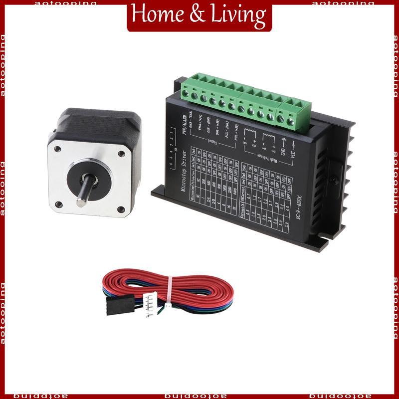 AOTO Nema17 Stepper Motor 42 มอเตอร์ 1 5A 17HS4401S พร้อม TB6600 Stepper Motor Drive Kit