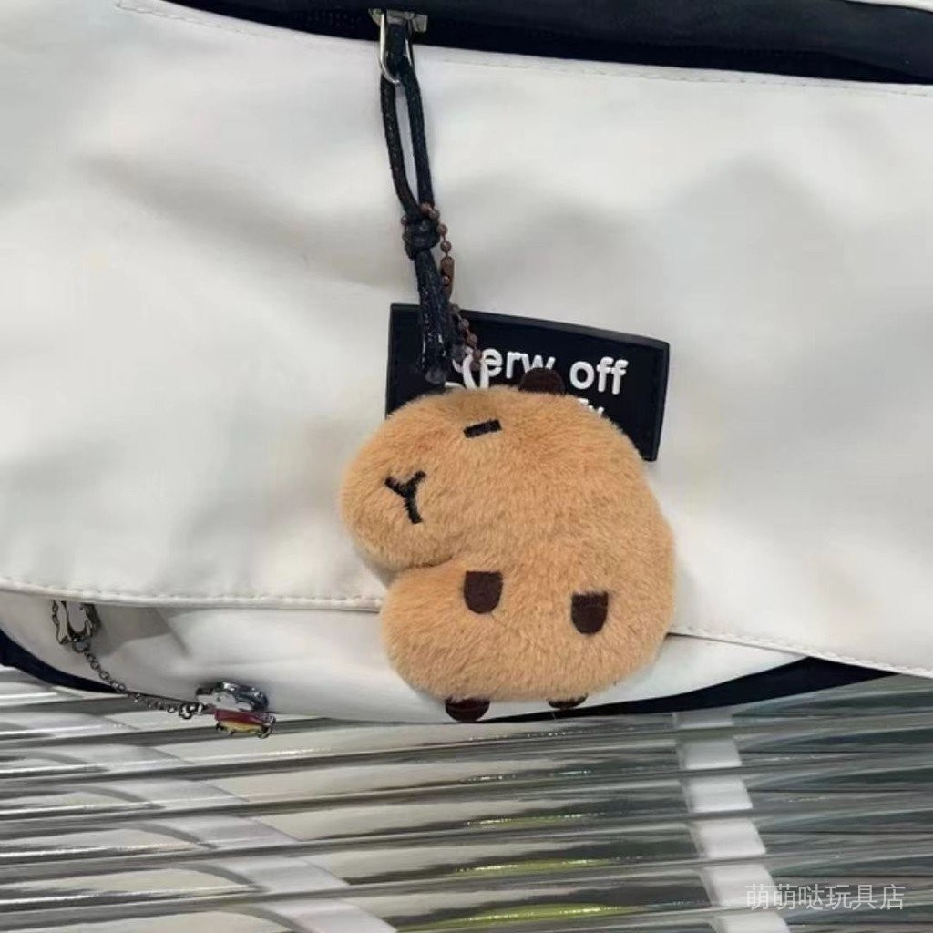 Kapibala Kapibala Merchandise จี้ Squeak Kapibala ตุ๊กตาตุ๊กตาจี้ตุ๊กตาน่ารักจี้จี้โซ่หนูตะเภา