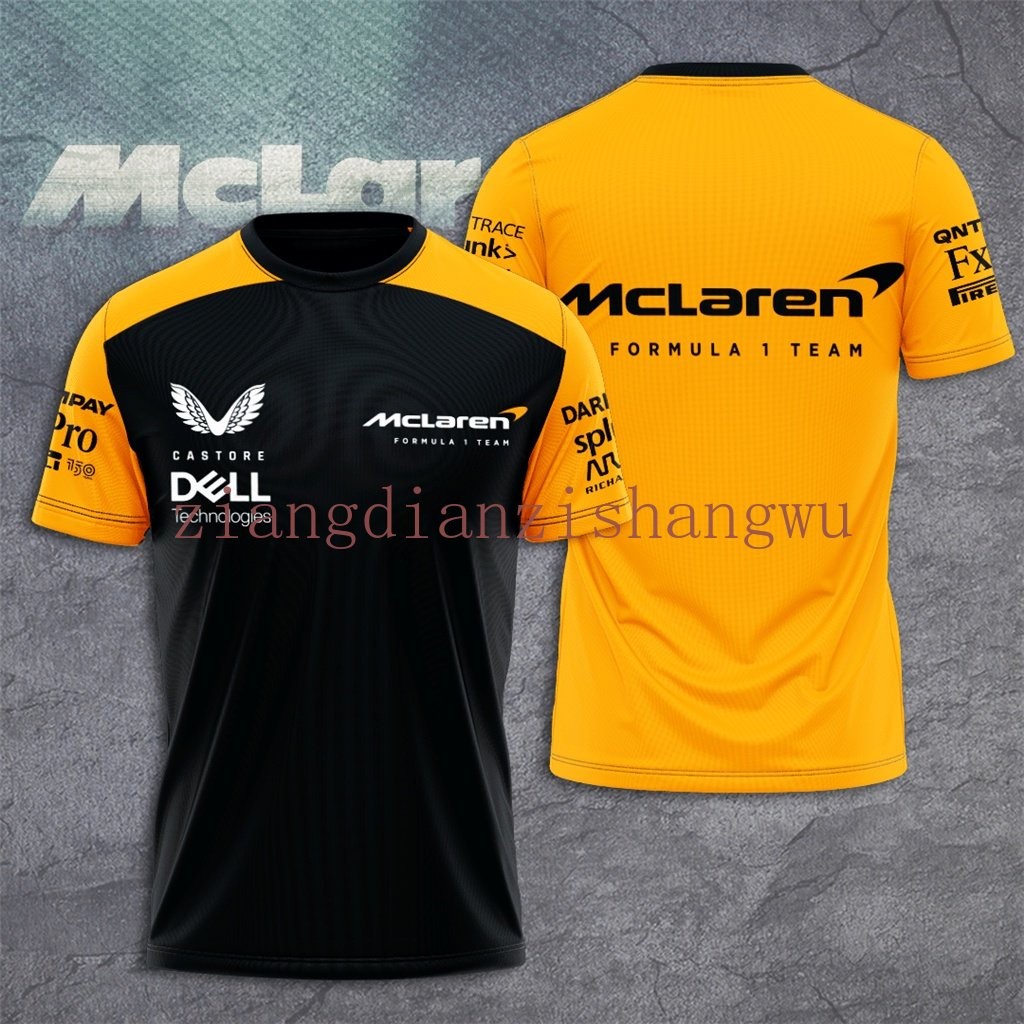 เสื้อยืดแขนสั้นพิมพ์ลาย Formula One McLaren F1 Racing Teams Splunk FxPro แฟชั่นฤดูร้อน สําหรับผู้ชาย
