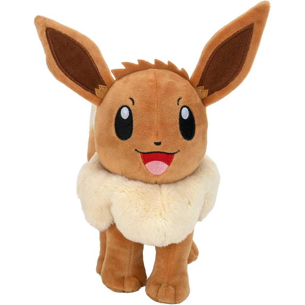 ตุ๊กตา Pokemon Eevee - ตุ๊กตานุ่มขนาด 8 นิ้วพร้อมรายละเอียดแท้