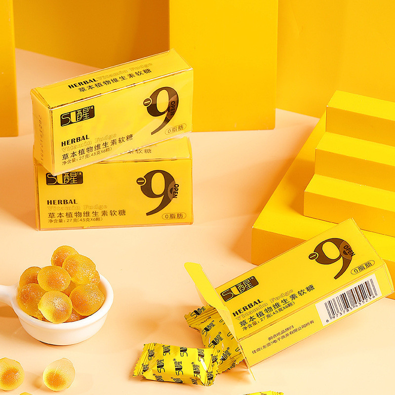 Sober 9 Gummies Social Winery อาหารค่ําการประชุมประจําปี ก่อนไวน์ กู้ภัยอย่างรวดเร็ว ลูกอมไวน์ 1 ชิ้